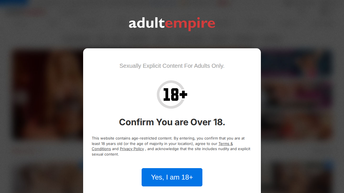 Adult Empire · Podgląd strony
