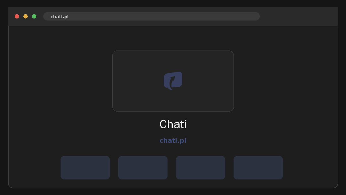 Chati · Podgląd strony