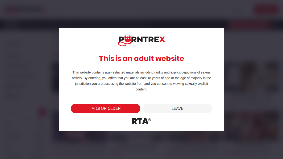 PornTrex · Podgląd strony