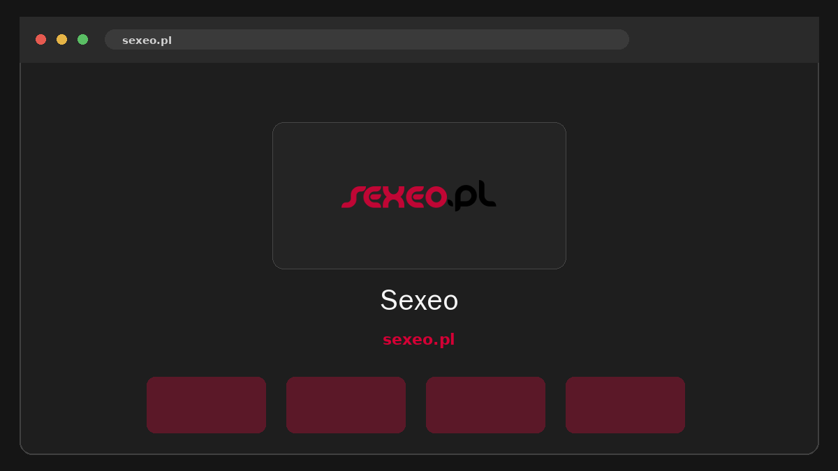 Sexeo · Podgląd strony