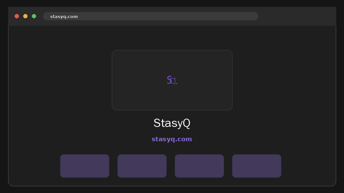 StasyQ · Podgląd strony
