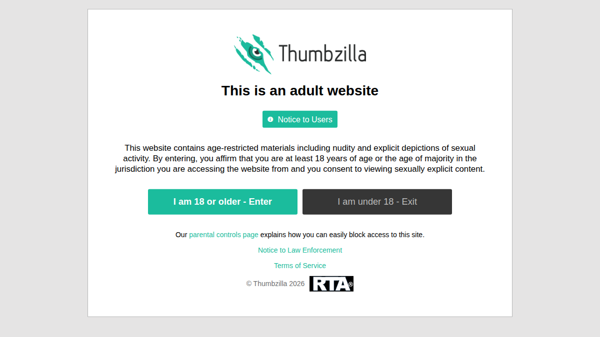 Thumbzilla · Podgląd strony